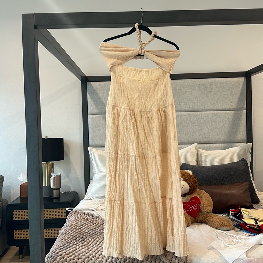 Tan Boho Dress that’s great for vacationing